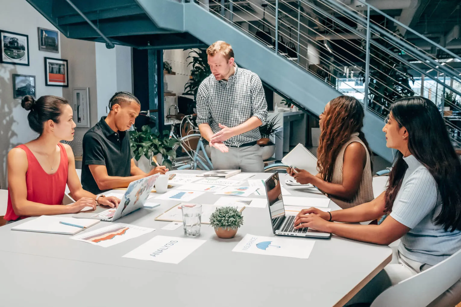 团队创作会议现场